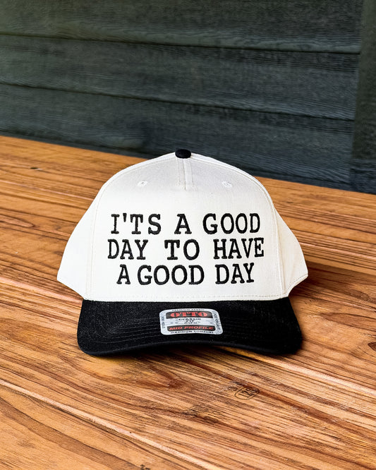 It’s a Good Day Trucker Hat | Inspirational Hat | Embroidered Graphic Cap