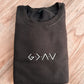 God Is Greater Than Highs & Lows Embroidered Sweatshirt